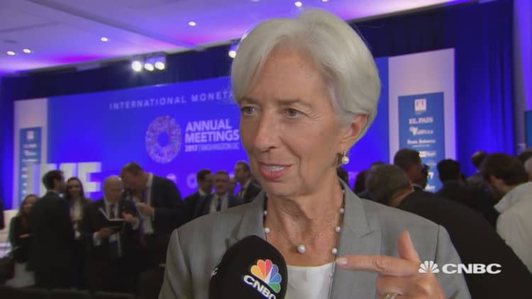 IMF director Lagarde expects IMF will play a role in regulating the fintech industry