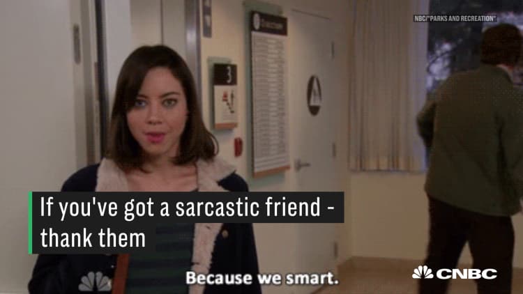 Sarcasm can make you smarter, according to Harvard researchers