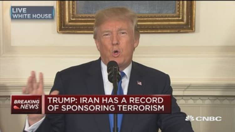 Trump: Iran deal allows continued development of nuclear program