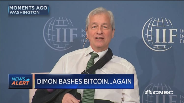 Dimon on bitcoin: If you're stupid enough to buy it, you'll pay the price one day