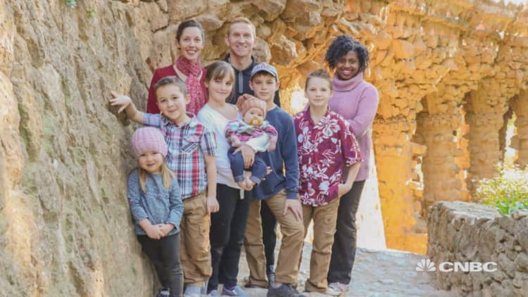 How this family of 9 can afford to travel the world year-round