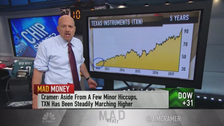 Cramer: If you want to own tech and sleep at night, buy Texas Instruments