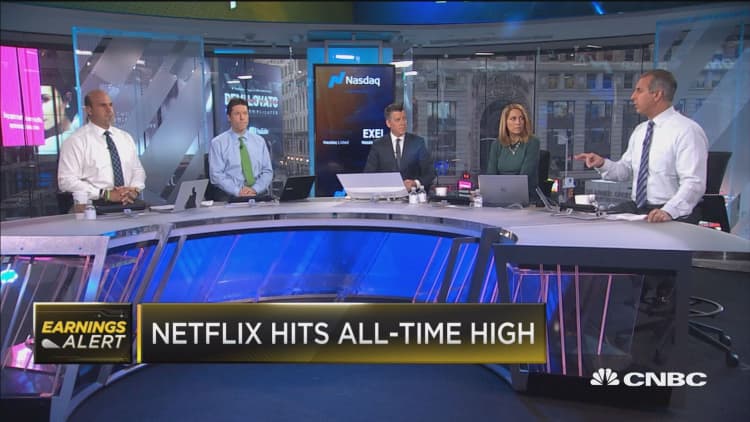 Netflix hits new all-time high after blowout earnings