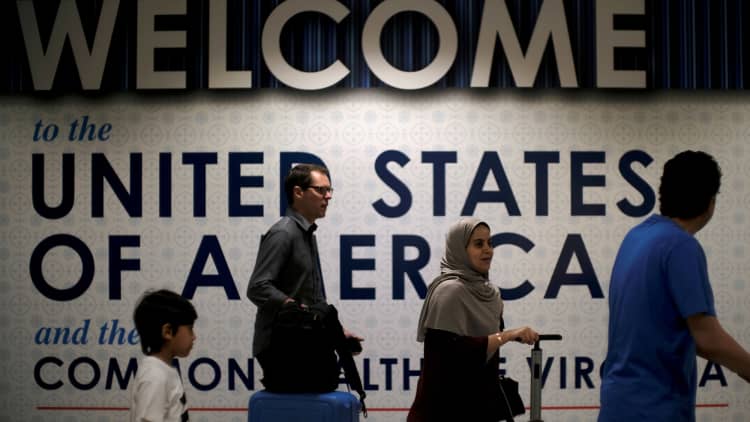 US judge blocks latest Trump travel restrictions to the US from eight countries