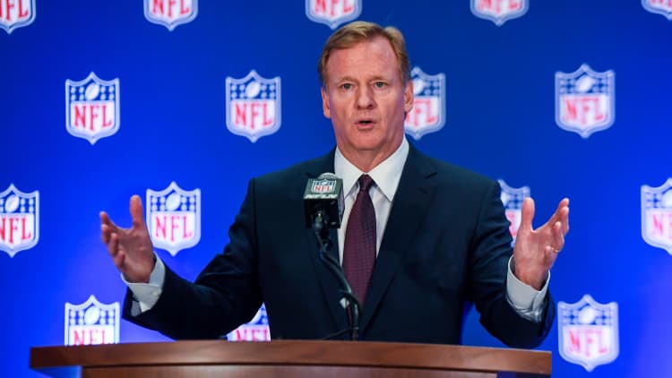 NFL Commissioner Goodell: We will encourage players to stand