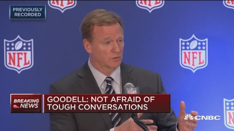 NFL Commissioner Goodell: Complete support for the league and clubs to support players