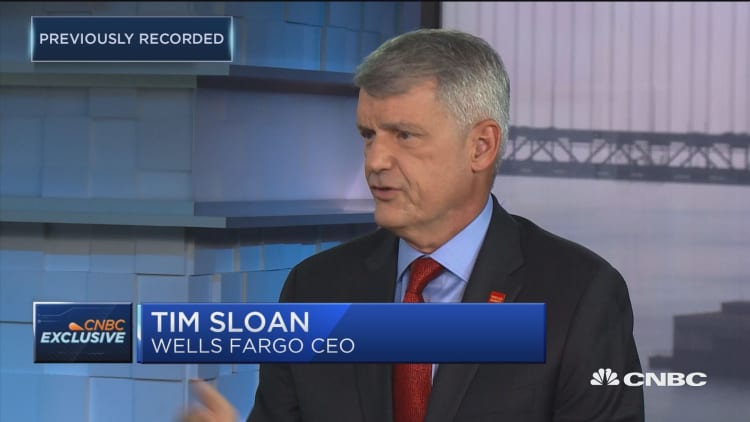 Wells Fargo CEO Tim Sloan: Scandal hasn't impacted commercial business