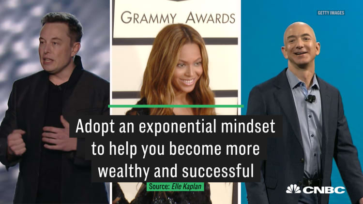 Adopt an exponential mindset to help you become more wealthy and successful