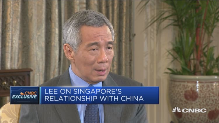 Singapore PM: 'It depends on how the US relationship with China develops'