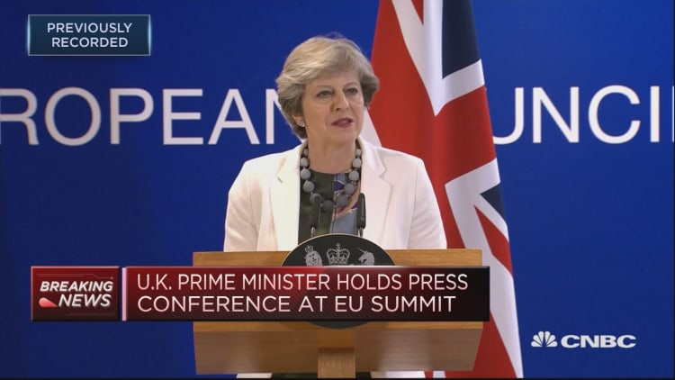 Cooperation between UK and EU will not stop in March 2019: Theresa May