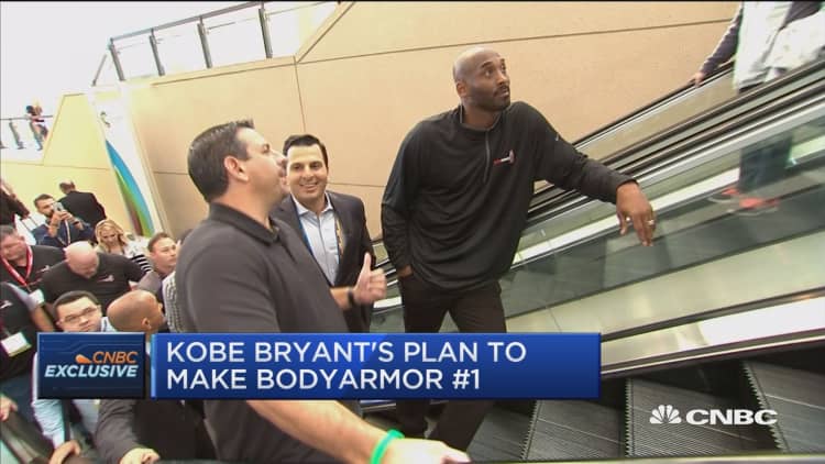Kobe Bryant breaks down his plan to make BODYARMOR the No. 1 sports drink
