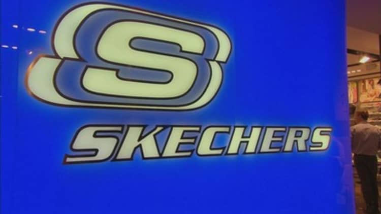 Skechers shares soar more than 35% after big earnings beat on record sales