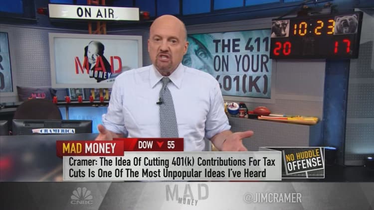 Cramer: The 401(k) debacle proves why sweeping tax reform will be hard to pass