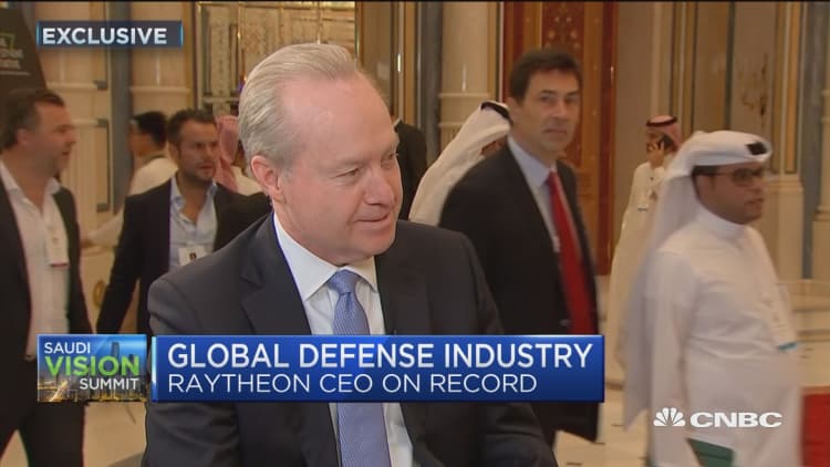 Raytheon CEO: The world is a more dangerous place today
