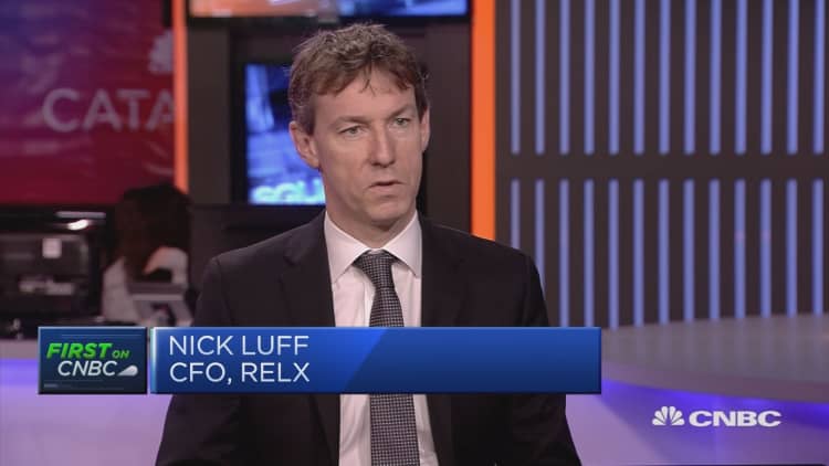 RELX reports revenue rise for first nine months of 2017
