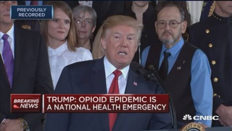 President Trump pledges to defeat opioid crisis