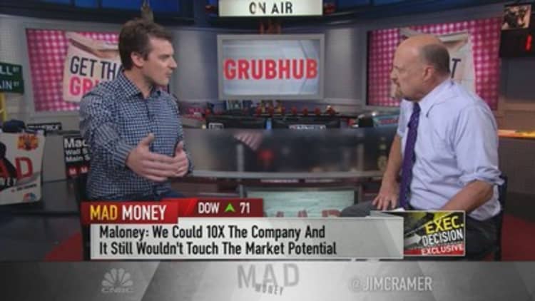 Billions of dollars have been 'wasted' by VCs and rivals trying to compete with GrubHub, CEO says