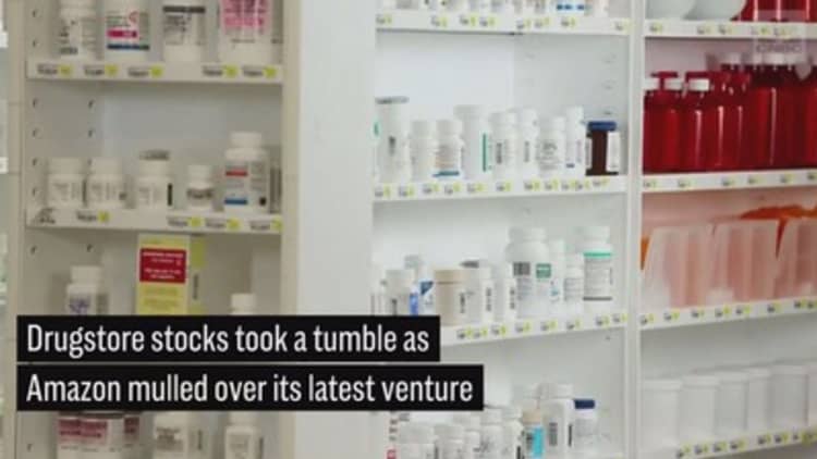 Drugstore stocks tumble on Amazon report