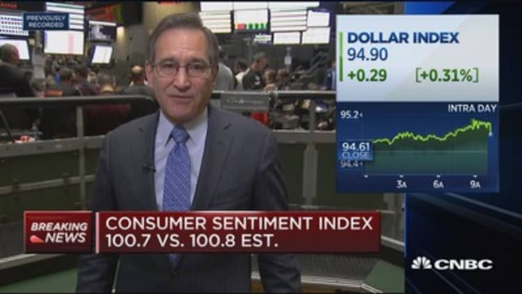 Consumer sentiment hits 100.7 in October