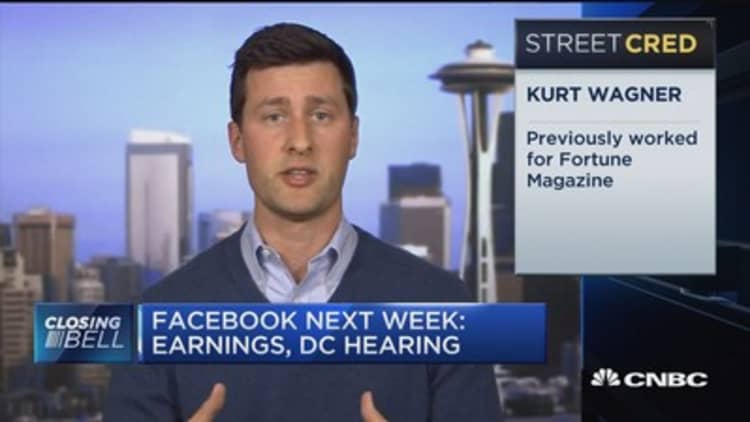 Facebook earnings the day they appear on Capitol Hill is strategic: Recode's Kurt Wagner