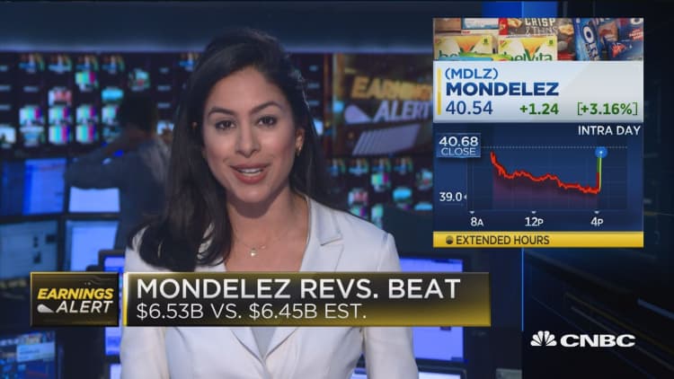 Mondelez beats the Street