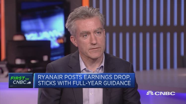 Ryanair costs ‘significantly lower’ than peers, CFO says