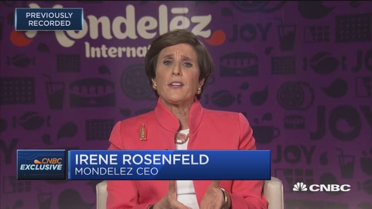 Mondelez CEO Irene Rosenfeld: Our snacking categories are correlated with GDP