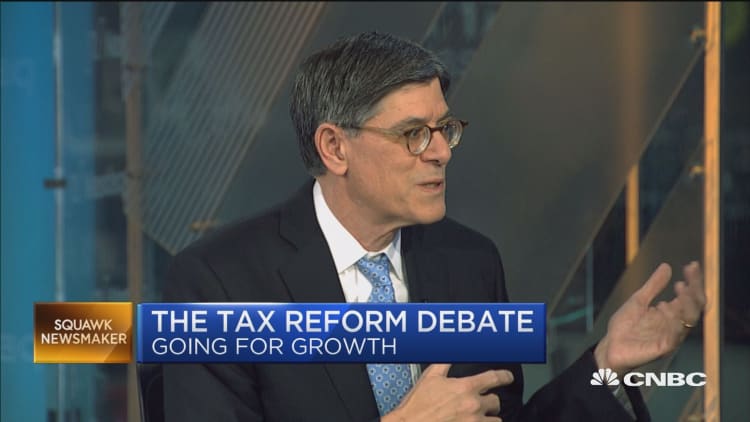 Jack Lew: Just lowering tax rate won't necessarily lead to increased growth
