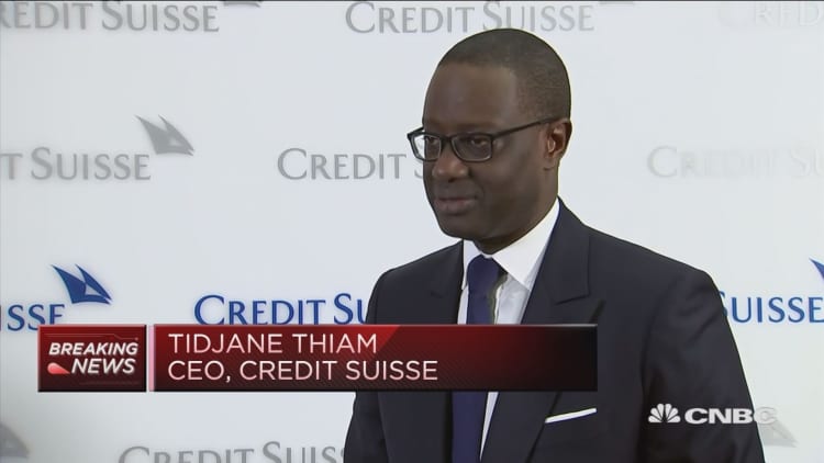 Credit Suisse not feeling pressure from activists, CEO says