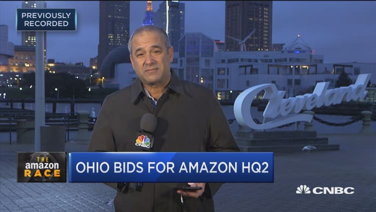 Ohio makes bid for Amazon's second North American headquarters