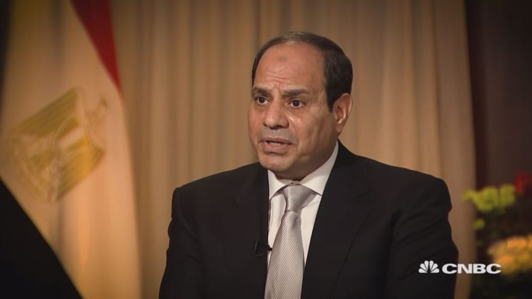Middle East 'cannot support more turmoil,' Egyptian president says