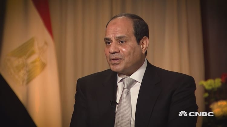Egypt President Al-Sisi says he will not seek a third term as leader