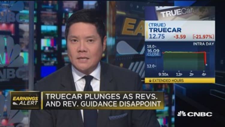 TrueCar plunges as revenues and guidance disappoint