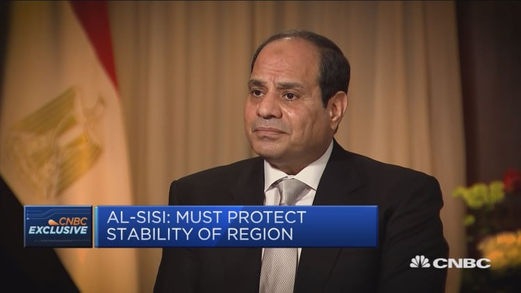 Egyptian president: I want stability and peace in Lebanon