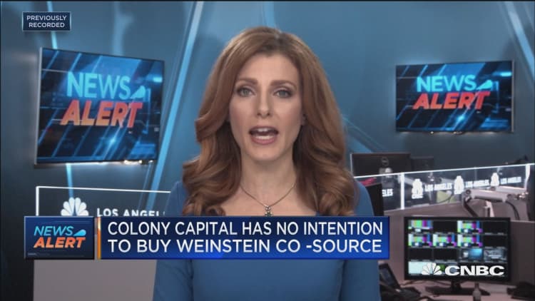 Colony Capital has no intention to buy Weinstein Company: Source