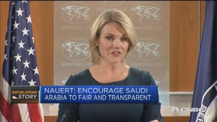 US urges Saudi Arabia to be fair in corruption probe