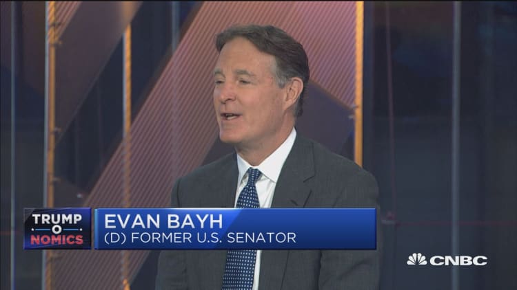 Evan Bayh: 90% chance House signs tax bill but Senate likely to slow things down