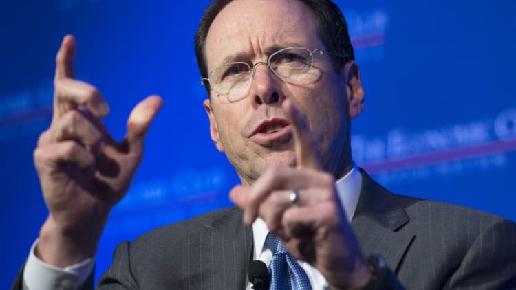 AT&T CEO Randall Stephenson responds to controversy over Time Warner deal