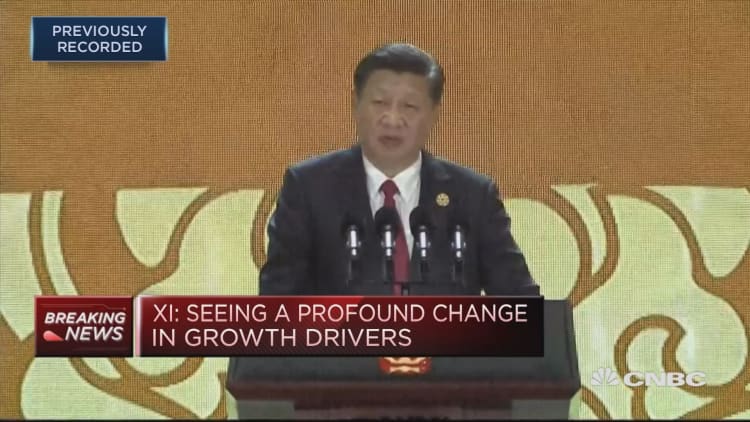 Seeing profound change in economic globalization, Chinese president says
