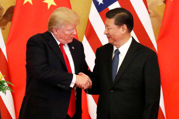 RT: Donald Trump y Xi Jinping 171009