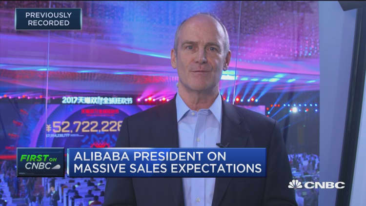We're gaining momentum with Singles Day: Alibaba president
