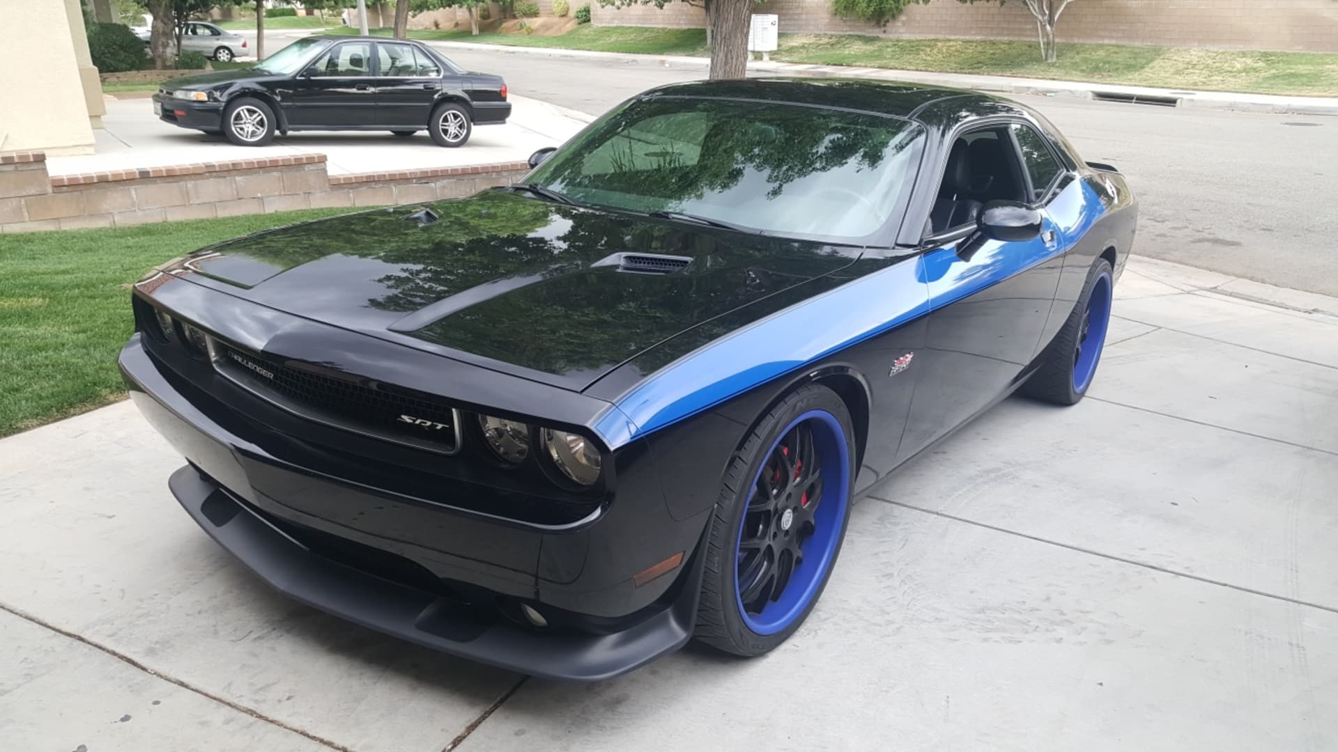 Krytzer's first big purchase, a brand new 2012 Dodge Challenger SRT8 couldn't have come at a better time. His last car had over 200,000 miles and was burning oil.