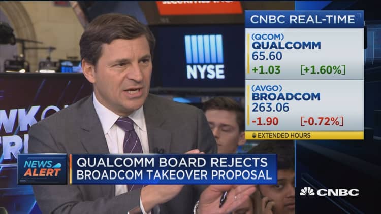 Qualcomm says Broadcom's takeover bid dramatically undervalues company