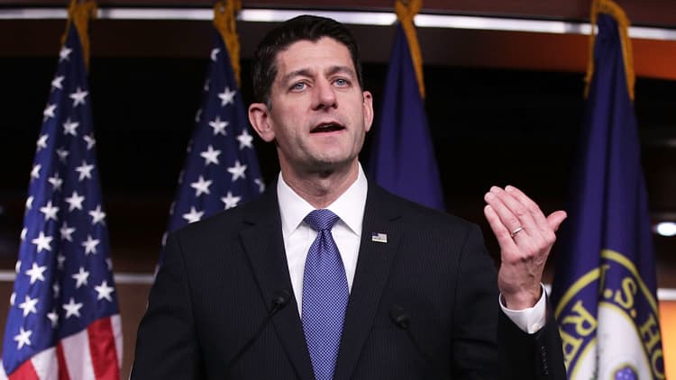 Speaker Paul Ryan says Senate will have to take lead on scrapping Obamacare individual mandate