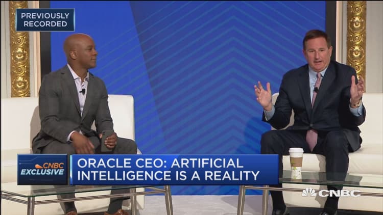 Oracle CEO: Artificial intelligence is a reality