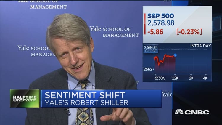 Yale's Robert Shiller: The strength of the 'Trump boom' is still a factor in the market