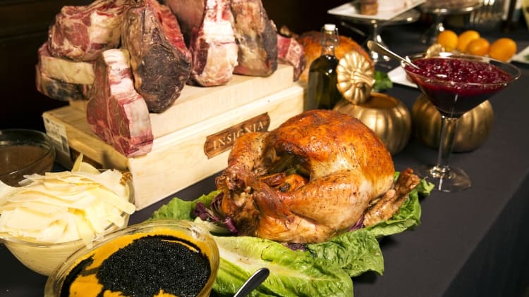 At $76,000, this is the world's most expensive Thanksgiving experience