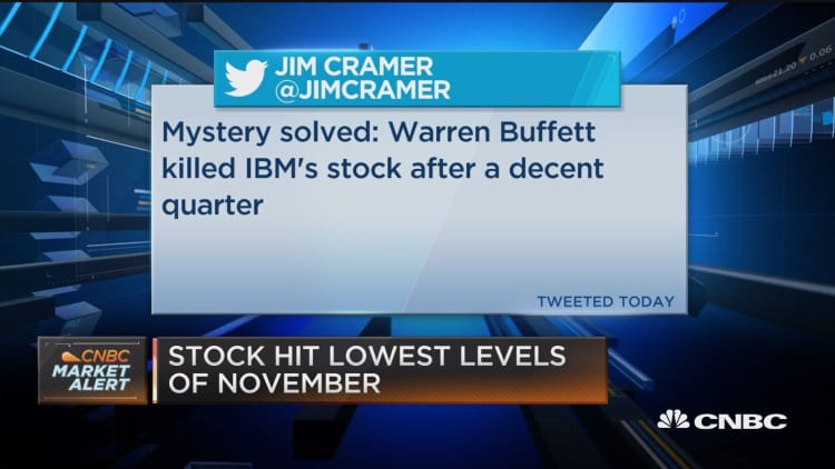 Warren Buffett cuts stake in IBM