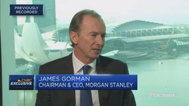 Morgan Stanley CEO: US corporate taxes should be in 20% range