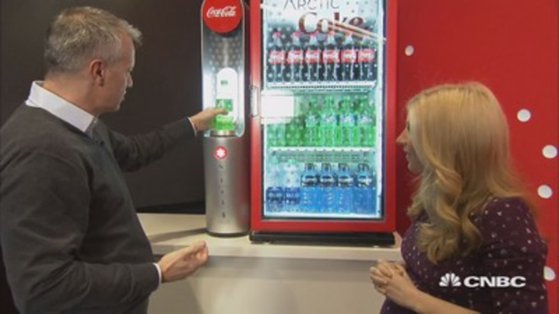 Watch Coca-Cola's new gadget turn sodas into slushees in seconds